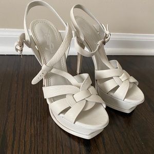 YSL TRIBUTE PLATFORM SANDALS!!! Like new!!!